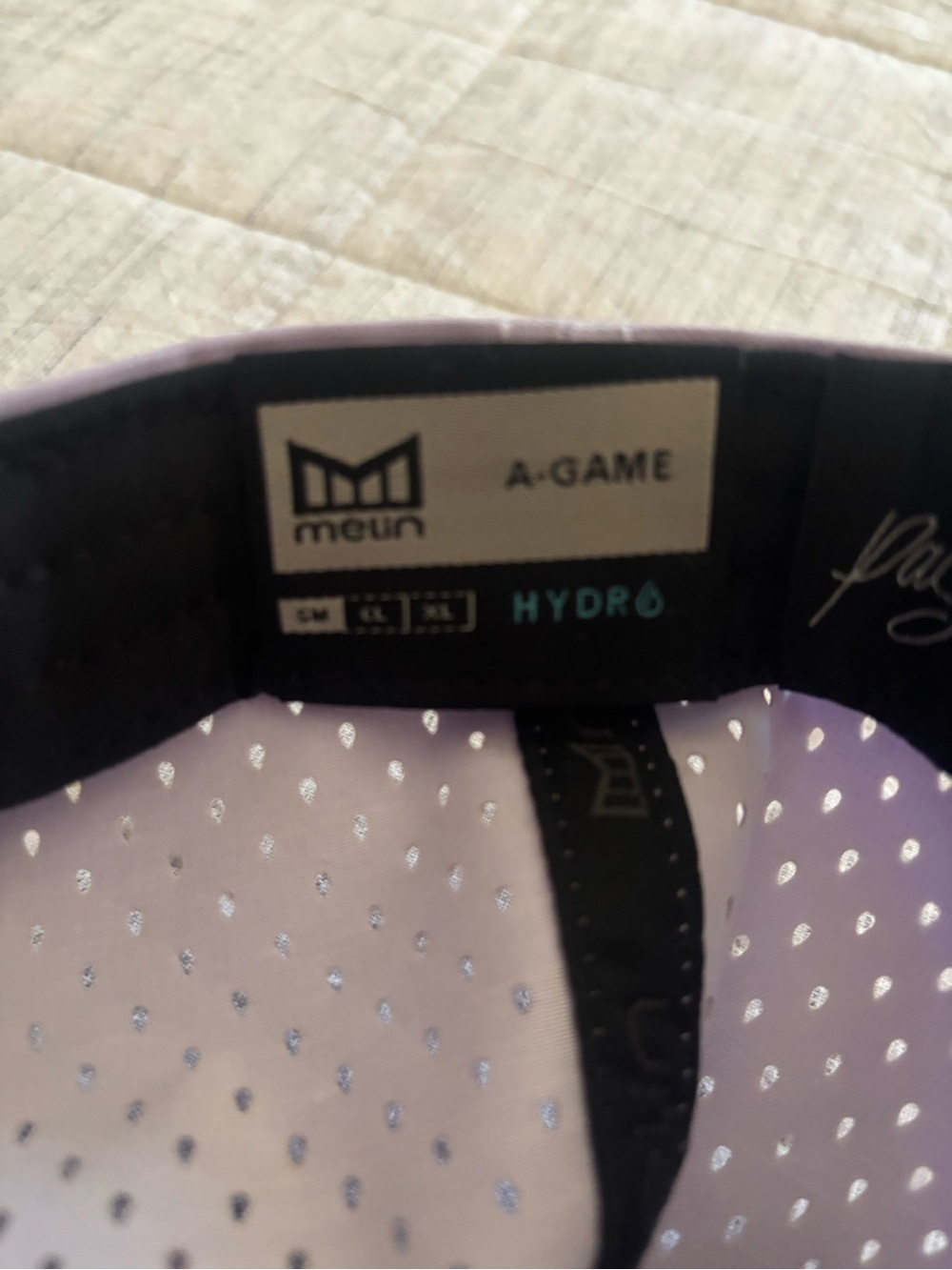 Melin Women’s Perforated Baseball Cap - Lav & Blue, $35 for one or $60 for both - Picture 4 of 4
